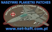 naszywki haftowane haft samoloty z samolotem embroidered patches warbirds mig-29 fulcrum mig-21 mig15 polish russian jet planes warplanes naszywki samolot me-262 naszywki haftowane na zamówienie sklep z naszywkami wojskowymi militarnymi lotniczymi naszywk